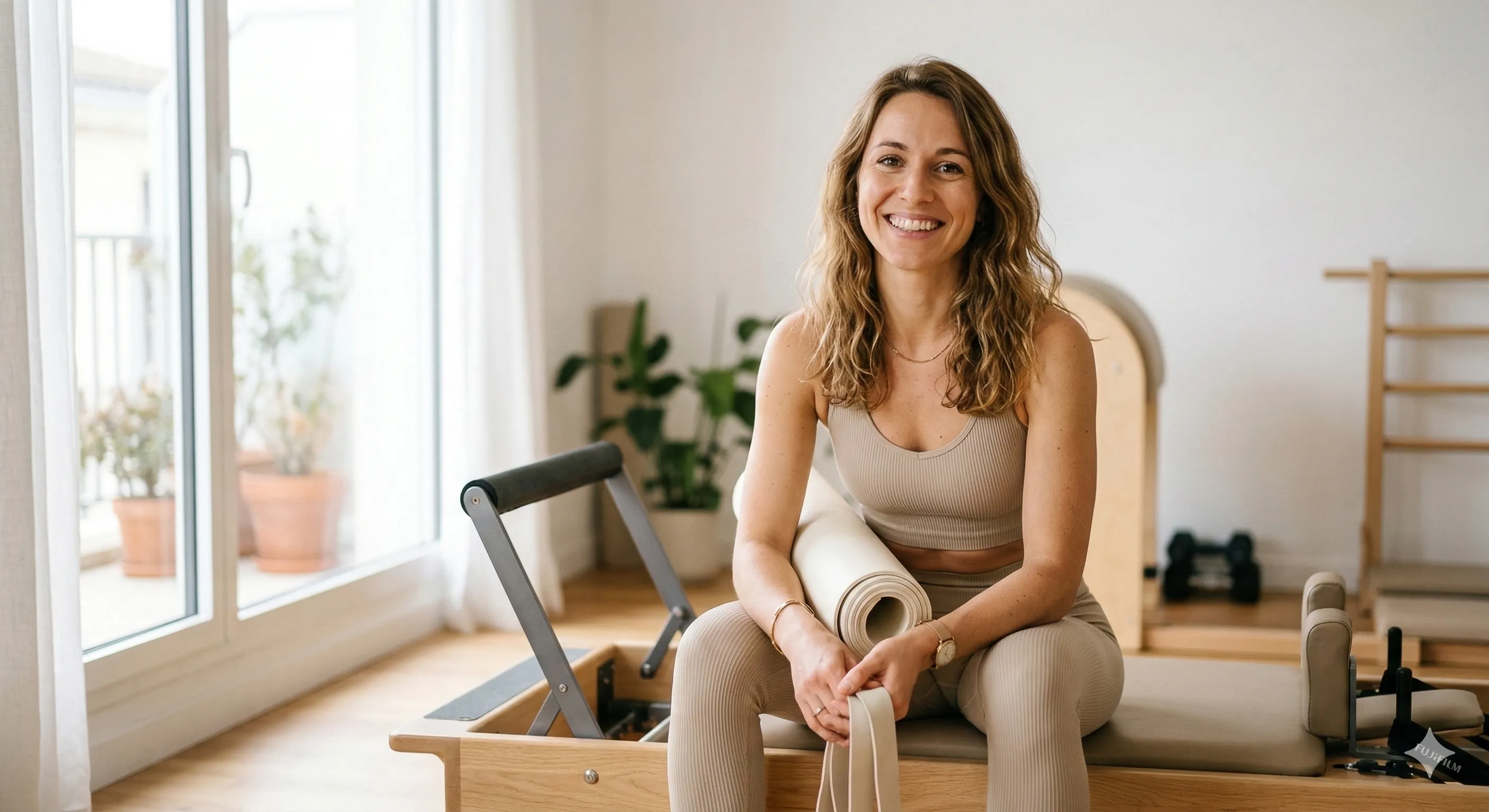 Marina, kinésithérapeute et professeure de Pilates à Barcelone